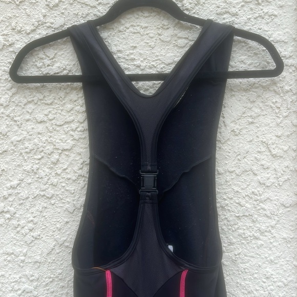 Hincapie Women's Full Leg Long Fleece Cycle Bib Black/Pink Size M - Picture 7 of 10